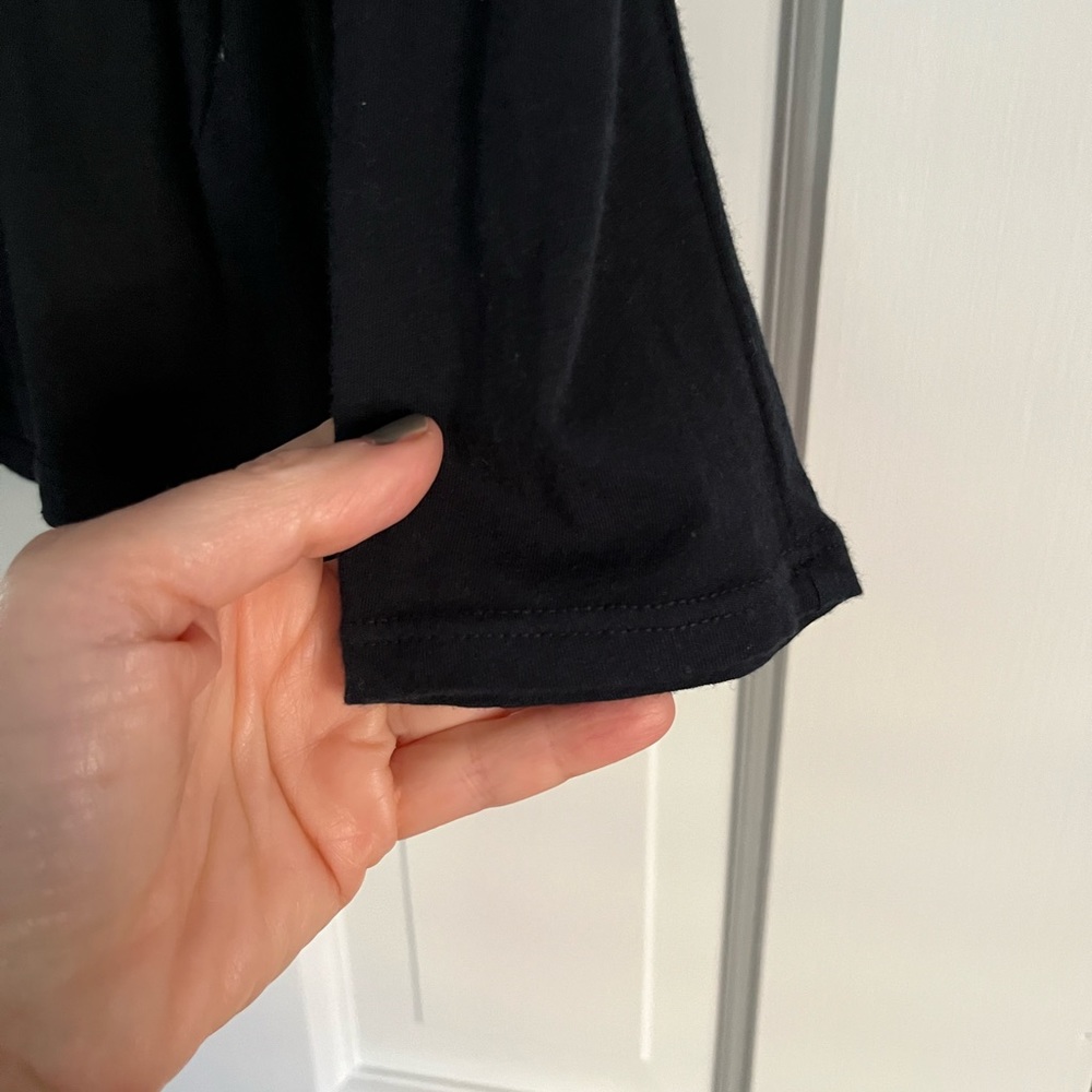 James Perse 100% cotton black long sleeve slub Tee-fabulous fit!  ❤️ - Picture 4 of 8